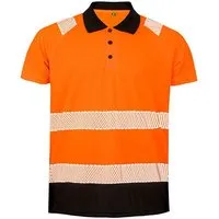 Result Genuine Recycled Result Genuine Recycled Safety Workwear Hi Viz Polo Shirt Berufsbekleidung Atmungsaktiv Reflektierend – Produktbild 1 von 1