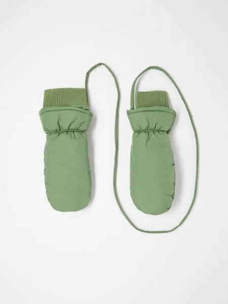 LANIUS LANIUS Wattierte Handschuhe aus recyceltem Polyester, Sage, – Produktbild 1 von 4