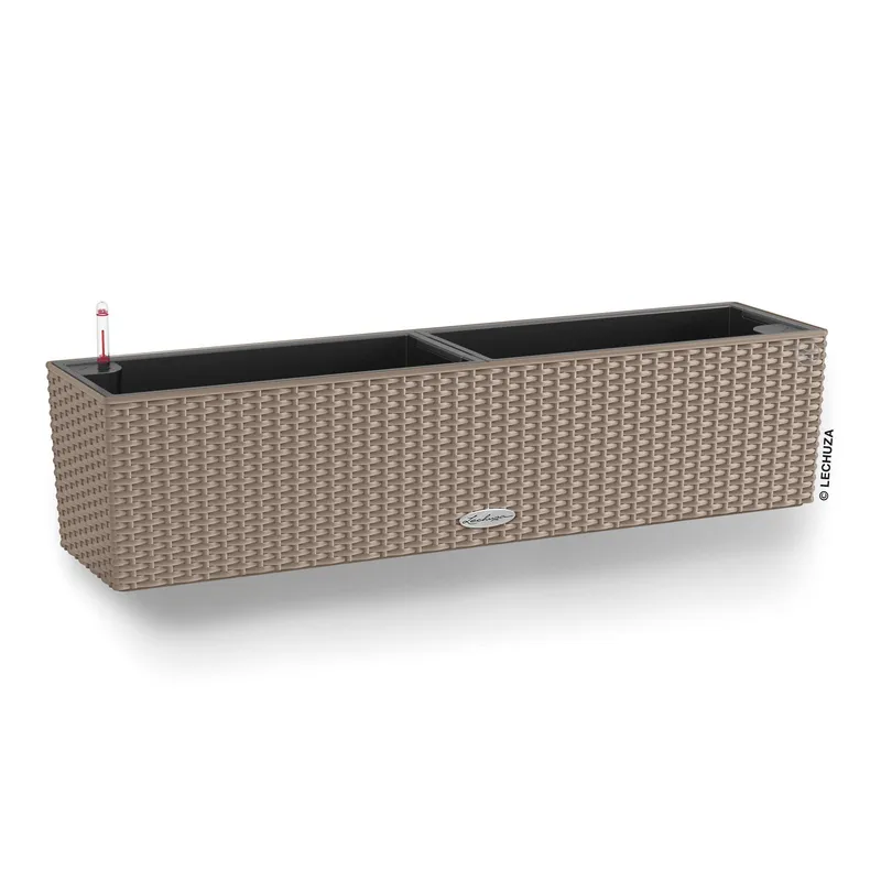 Lechuza® Lechuza® 'Balconera Cottage 80', sandbraun, ca. 79 x 19 x H 19 cm, Braun, – Produktbild 1 von 1