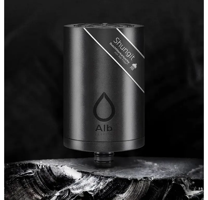 Alb Filter Alb Filter Wasserfilter Shungit Duschfilter, Shungit, Wellness, Silberfarben, – Produktbild 4 von 5
