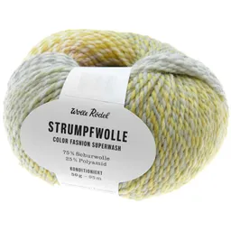 Wolle Rödel Wolle Rödel Strumpfwolle Color Fashion Pastell-Gelb – Produktbild 1 von 1