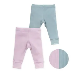 People Wear Organic People Wear Organic Leggings, 2er Pack, uni flieder und blau, Bio-Baumwolle – Produktbild 1 von 1