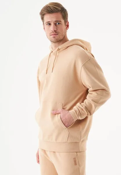 ORGANICATION ORGANICATION ESSENTIALS-HALKI-Unisex Soft Touch Hoodie aus Bio-Baumwolle, Beige, – Produktbild 3 von 3