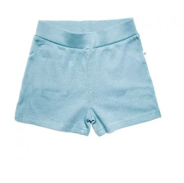 Leela Cotton 1er oder 2er Pack Baby und Kinder Short aus 100% Bio-Baumwolle Leela Cotton (2020), Taubenblau, – Produktbild 1 von 4