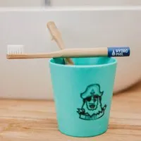 Hydrophil HYDROPHIL Kinder Zahnbürste aus Bambus | Pack | extra weich | blau – Produktbild 1 von 1
