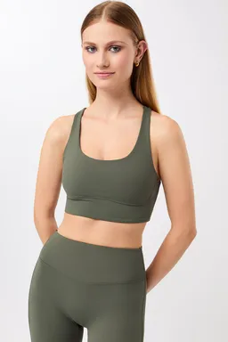 mandala MANDALA Damen vegan Sport-Bh Leaf Green – Produktbild 1 von 1