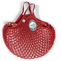Filt Filt Farbige Bio Netztasche Medium mit kurzem Henkel, Rot, – Produktbild 1 von 1