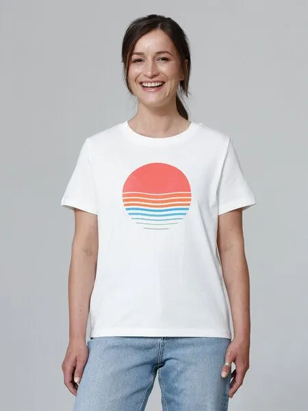 watapparel watapparel T-Shirt Frauen Abstract 03, Off white, – Produktbild 2 von 4