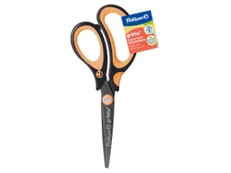 Pelikan Pelikan Ergonomische Schulschere "griffix" neon black, für Rechtshänder*innen,spitz, 15 cm – Produktbild 1 von 1