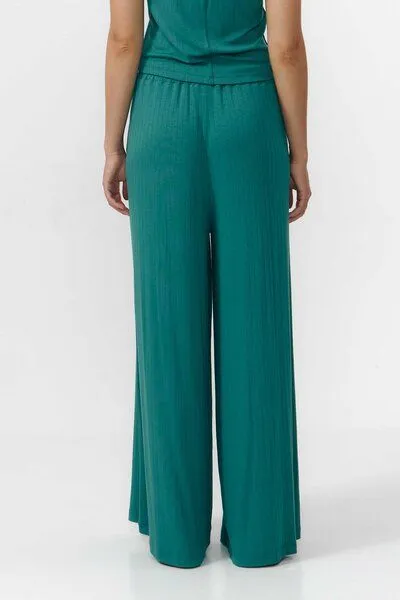 SUITE13LAB Suite13lab Damen-Weithose YALA, Teal(blau), – Produktbild 4 von 4