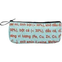 El Puente El Puente Stifteetui aus recycelter Verpackung | Fair Trade & Handmade aus Vietnam, Blau, – Produktbild 1 von 1