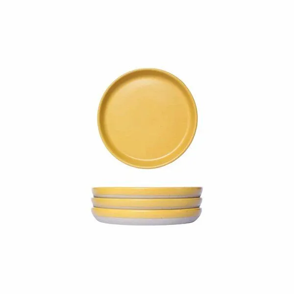 Originalhome Originalhome ReClay Dessertteller – 4er-Set, Honiggelb, – Produktbild 3 von 4