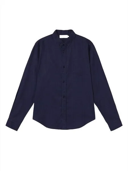 thinking mu thinking mu Hemp Ant Shirt, Blau (navy), – Produktbild 1 von 4