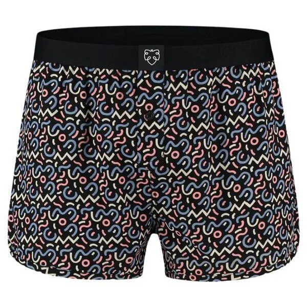 A-Dam A-Dam Boxershort Gemustert, Melchior (schwarz), – Produktbild 1 von 1