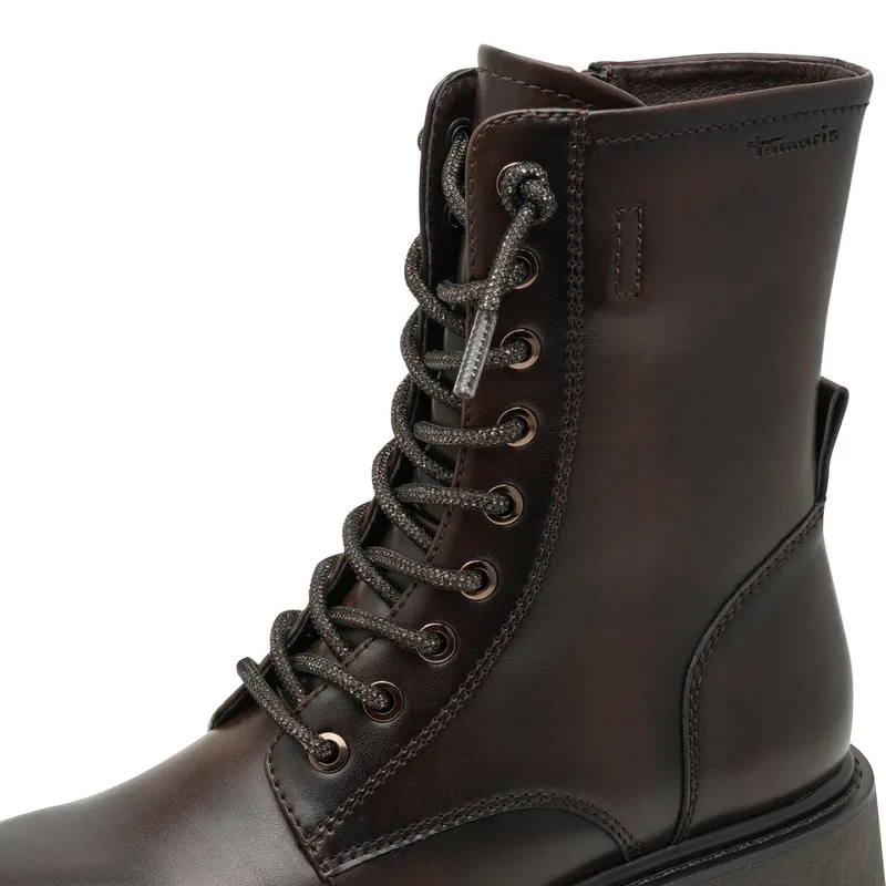 Tamaris Tamaris Bootie Damen Schnürboots, Blau, – Produktbild 6 von 6