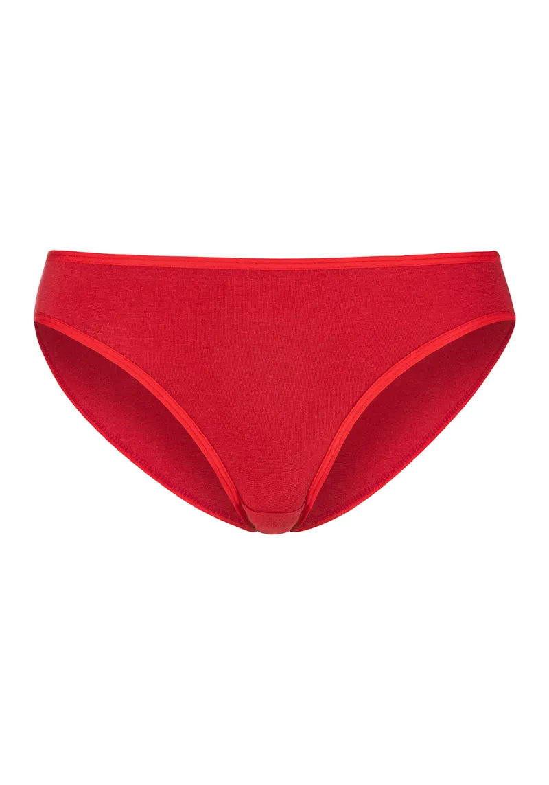 petite fleur by Lascana Bikinislip rot, schwarz, weiß, grau-meliert, navy, Rot, schwarz, weiß, grau-meliert, navy, – Produktbild 1 von 3