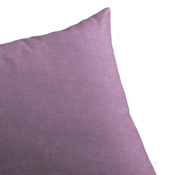 Nature by Adam Nature by Adam Kissenhülle aus 100% Bio-Baumwolle Uni Collection, Aubergine, – Produktbild 3 von 4