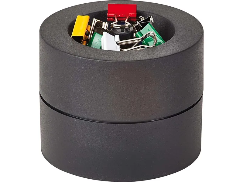 Maul MAUL Klammerspender "MAULpro" inkl. 12 Foldback-Klammern "maulys", schwarz – Produktbild 1 von 1