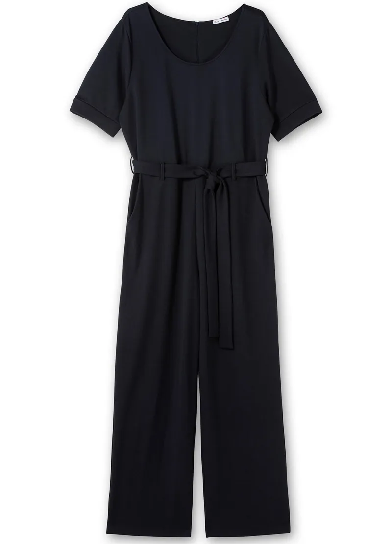 sheego by Joe Browns Jumpsuit, Tiefblau, – Produktbild 1 von 2