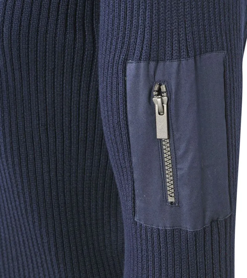 Suitable Suitable Mou Half Zip Pullover Navy - Größe XXL, Dunkelblau, – Produktbild 3 von 5