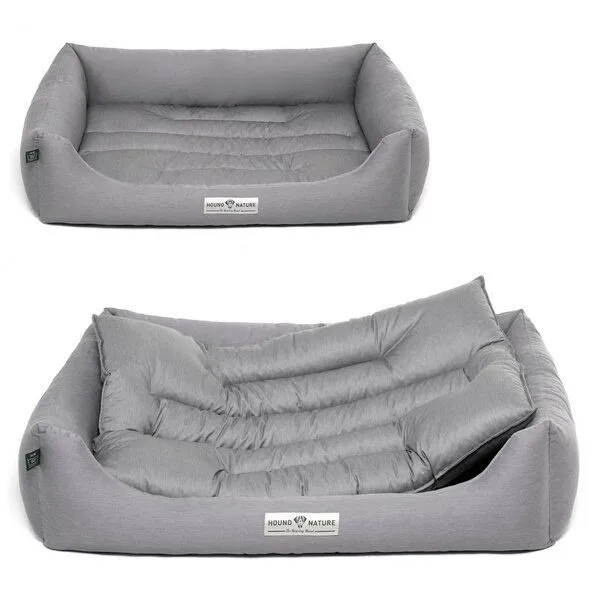 HOUND & NATURE HOUND & NATURE Öko Hundebett BERN, Hellgrau, – Produktbild 6 von 7