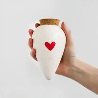Pepin Pepin Wasserspender Olla aus Ton, Herz, – Produktbild 1 von 1