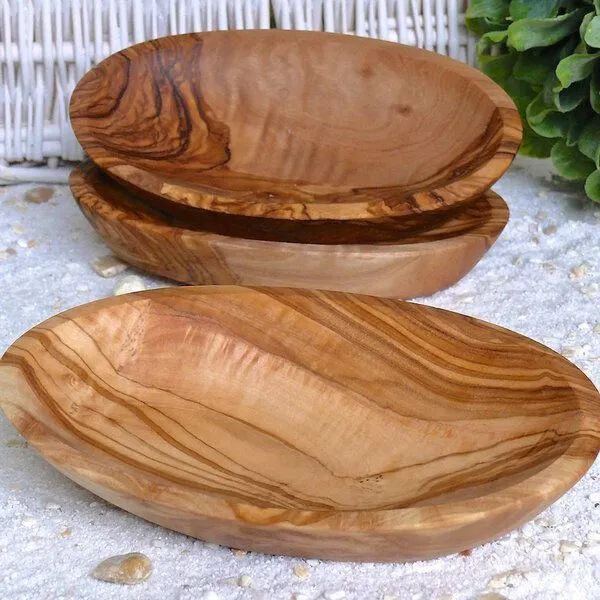 Olivenholz erleben Olivenholz erleben Schälchen oval Mittel aus Olivenholz – Produktbild 2 von 4