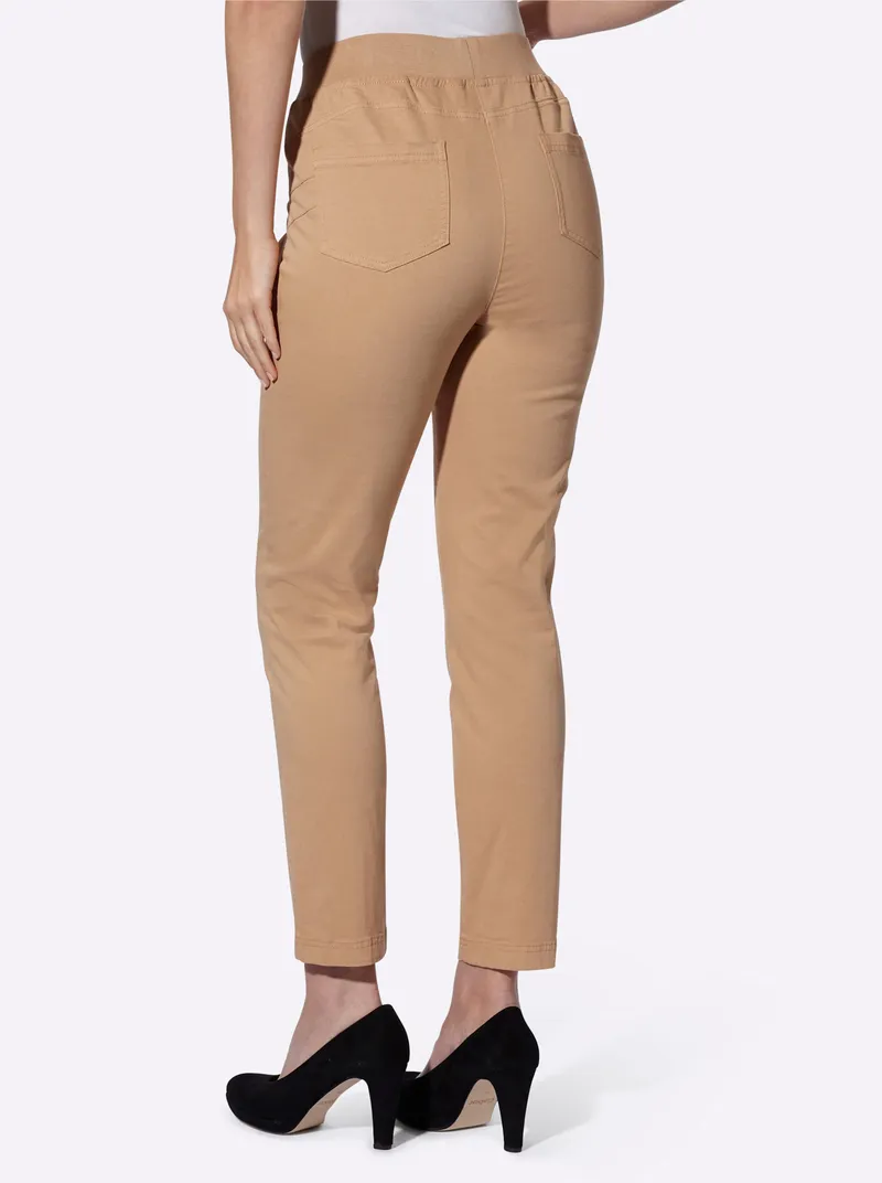 Witt Push-up-Jeans camel, Camel, – Produktbild 2 von 3