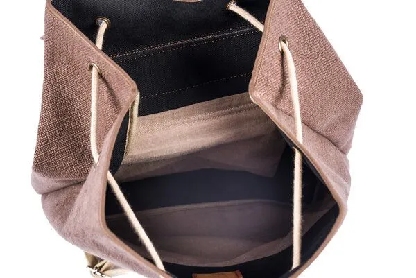 Risorse Future Risorse Future Hanf-Rucksack Haselnussbraun – Produktbild 3 von 3
