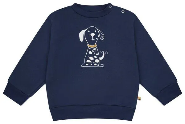 loud + proud loud + proud Babys & Kinder Sweatshirt mit Druck, GOTS-zertifiziert, Ultramarine(blau), – Produktbild 1 von 2