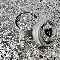 Luminosity Glitter Luminosity Glitter Eco Glitter | Bio Glitzer 100% kunststofffrei, Silver moon, – Produktbild 1 von 1