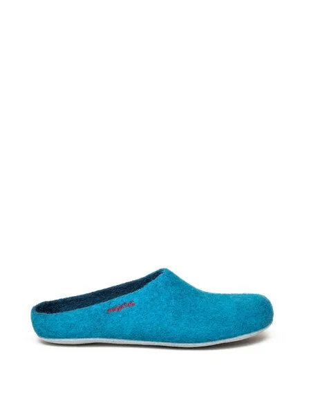 Magicfelt Magicfelt Filzpantoffel Damen 701, Blau(petrol), – Produktbild 2 von 2