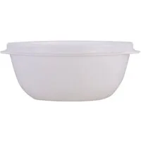 Biodora Biodora Bio-Schüssel mit Deckel (0,5 l) – Einzeln oder im 3er-Set – Biokunststoff auf Stärkebasis – Made in EU – Produktbild 1 von 1