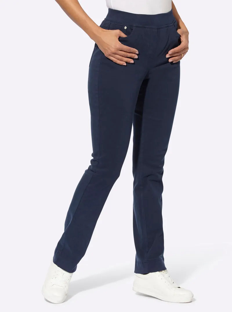 Witt Schlupfjeans marine, Marine, – Produktbild 1 von 3