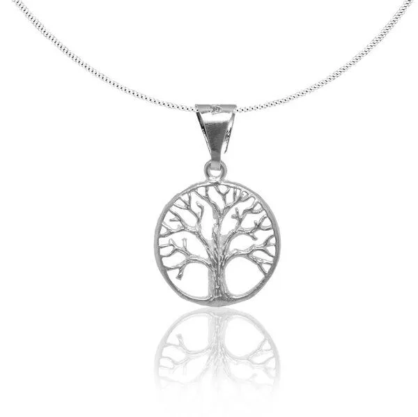 pakilia pakilia Silber Kette Lebensbaum Fair-Trade und handmade – Produktbild 3 von 8