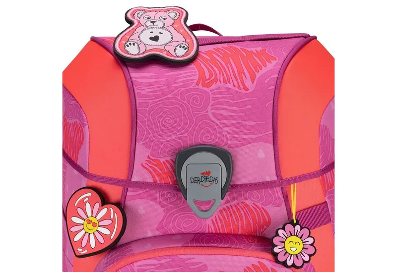 DerDieDas DerDieDas Schulranzen ErgoFlex Tiny (6-tlg), PET, Rosa, – Produktbild 4 von 5