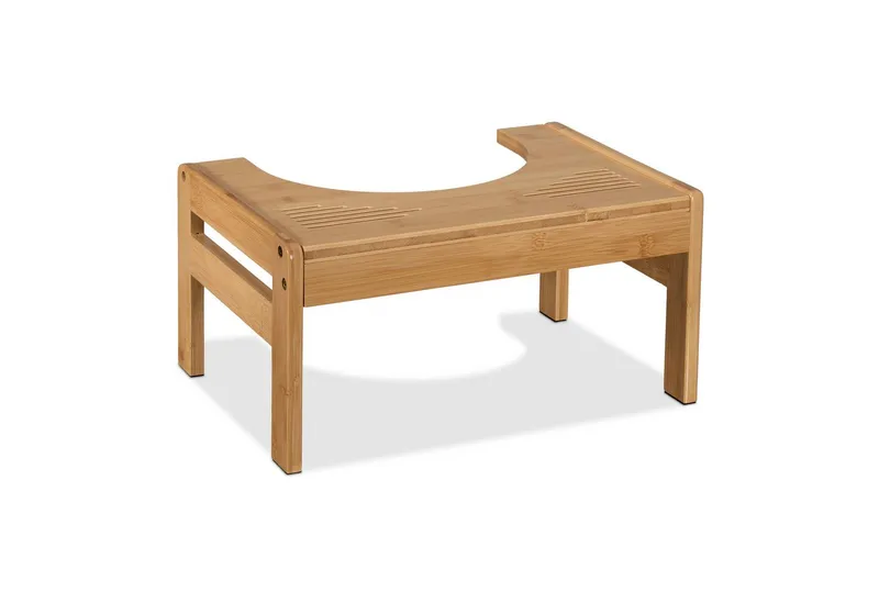 RELAXDAYS RELAXDAYS Badhocker Toilettenhocker aus Bambus (1 St), Braun, – Produktbild 2 von 8