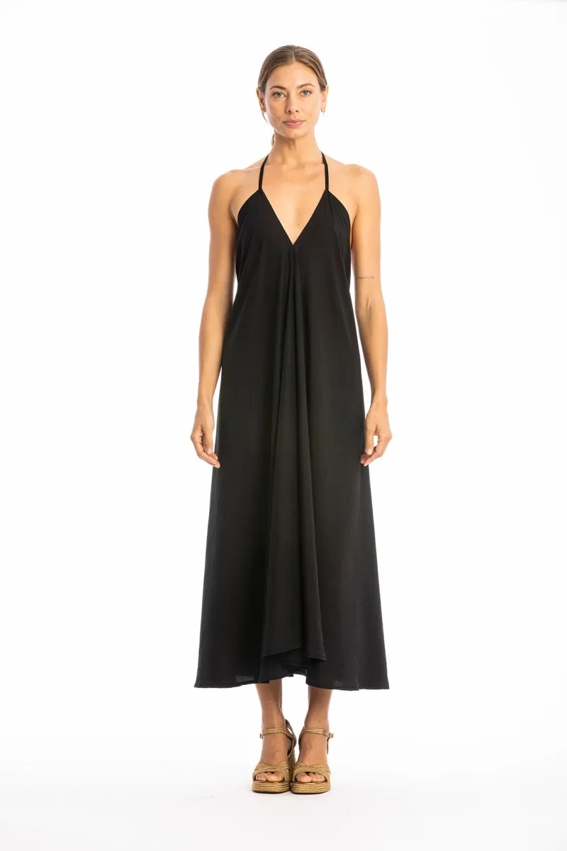 RAVENS VIEW IBIZA RAVENS VIEW IBIZA Damen vegan Kleid Milena Schwarz, Schwarz, – Produktbild 2 von 2
