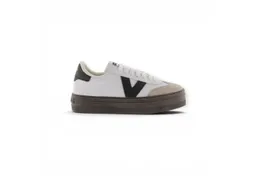 Victoria Victoria Barcelona Ciclista (Lederoptik, Plateausohle) weiss Damen Sneaker – Produktbild 1 von 1