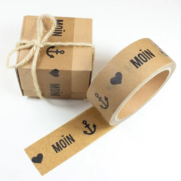 Bow & Hummingbird Bow & Hummingbird Papierklebeband Moin-Anker-Herz – Produktbild 1 von 2