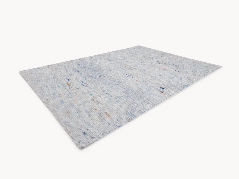 allnatura Schurwollteppich "Natura-Colora" | 60x120 cm, Grün, – Produktbild 1 von 2