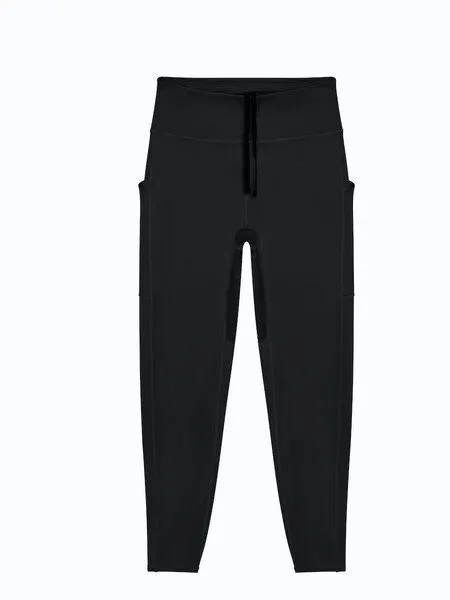 Just Cool Just Cool Recycelte Damen Sport - Leggings Leginns Sporthose, Schwarz, – Produktbild 2 von 2