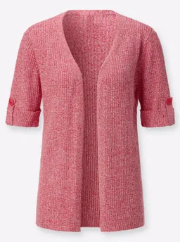 Witt Strickjacke erdbeere-weiß-meliert – Produktbild 1 von 1