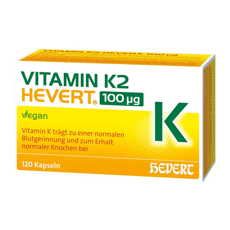 Vitamin K2 Hevert 100 µg Kapseln – Produktbild 1 von 1