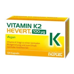 Vitamin K2 Hevert 100 µg Kapseln – Produktbild 1 von 1