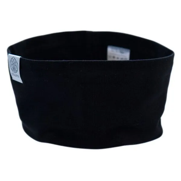obumi obumi STIRNBAND BREIT AUS BIO JERSEY IN VIELEN FARBEN, Black, – Produktbild 4 von 4