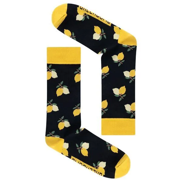 GreenBomb GREENBOMB Socken Lemons Black – Produktbild 1 von 2