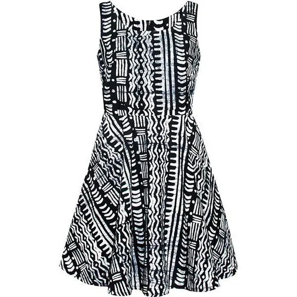 Global Mamas Global Mamas Bio Kleider - AVA - Roses/Pathways/Sankofa/Argyle, Schwarz, – Produktbild 1 von 3