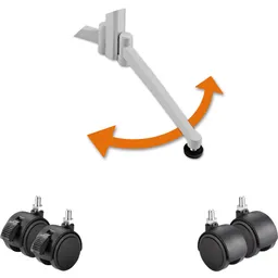 magnetoplan magnetoplan Moderationswand einteilig mit Alu-Fuß, Karton weiß – Produktbild 1 von 1