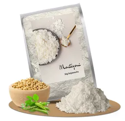 Montegoni Duftkerze 100% natürliches Sojawachs für Kerzen (ohne Zusatzstoffe Premium, 2-tlg., Kerzenwachs für die Kerzenherstellung aus biologischem Anbau), Rein natürlich Sojawachsfloken – Produktbild 1 von 1